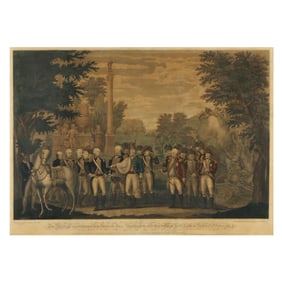 after John Francis Renault (French/American, active 1781-1819), The British Surrendering Their Arms