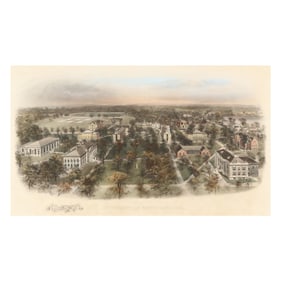 Richard W. Rummell (American, 1848-1924), Birds-Eye View of the University of North Carolina