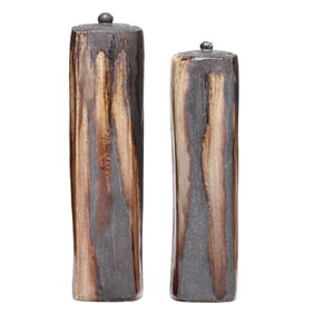 Donna Craven (Seagrove, NC), A Pair of Lidded Pottery Vessels