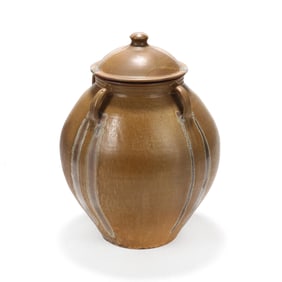 Mark Hewitt (English / NC, b. 1955), Large Four-Handled Covered Vessel
