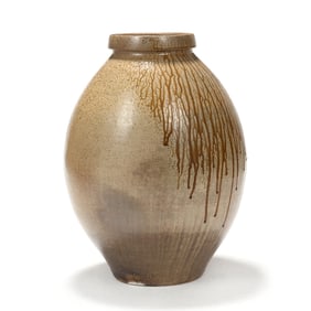 Daniel Johnston (Seagrove, NC), Monumental Salt Glazed Floor Jar