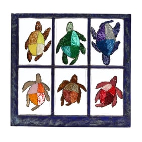 Clyde Jones (NC, b. 1938), Window with Turtle Panes
