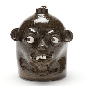 Chester Hewell (Gillsville, GA, b. 1950), Face Jug