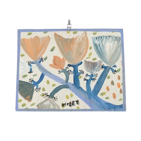 Mose Tolliver (American, 1925-2006), Branch with Blooming Flowers