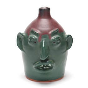 Louis Brown (Arden, NC) Double Dip Face Jug