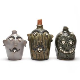 Luck Family (Seagrove, NC), Three Face Jugs