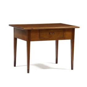 Southern Federal Inlaid Cherry One Drawer Work Table