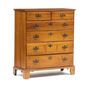 Mid-Atlantic Chippendale Cherry Chest of Drawers