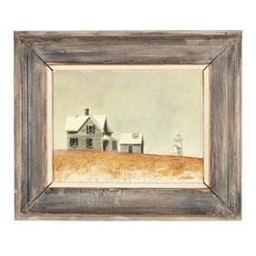 Albert Henry (Al) Schroder (American, 1929-2004), Farmhouse by the Sea