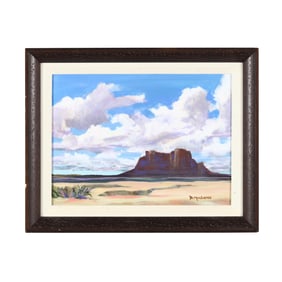 Diana Madaras (American, b. 1954), Clouds over Zion