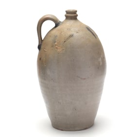 An American Cobalt Decorated Stoneware Jug