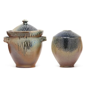 Ben Owen III (Seagrove, NC), Lidded Jar and Vase