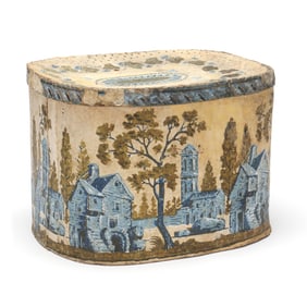 Antique American Bandbox Hat Box