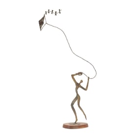 Bill Lett (American, 20th Century), Figure Flying a Kite
