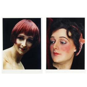 Barbara Abel (b. 1944), Tragic Beauties (Two Photographs)