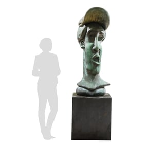 Richard Jolley (American, b. 1952), Bud with Ballcap