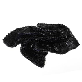 Jessica Rose (American, 1950-2006), Black Beaded Blanket