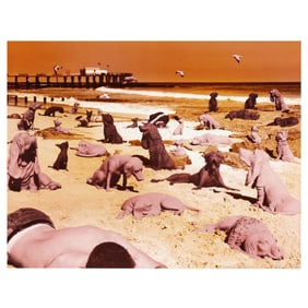 Sandy Skoglund (American, b. 1946), Dogs on the Beach