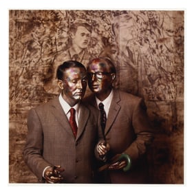 Abe Frajndlich (German, b. 1946), Gilbert and George, New York City