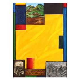 Italo Scanga (Italian-American, 1932-2001), The Winnower and a Stranger