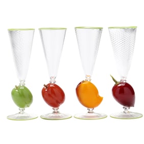 Joey Kirkpatrick & Flora Mace, Four Fruit Goblets