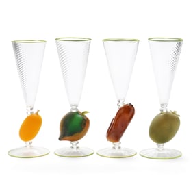 Joey Kirkpatrick & Flora Mace, Four Fruit Goblets