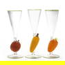 Joey Kirkpatrick & Flora Mace, Three Bumpy Fruit Goblets