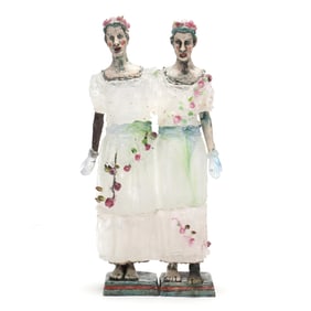 Judy Hill (American, b. 1953), Standing Figural Vessels