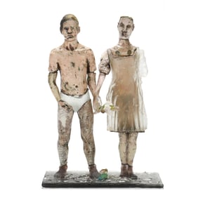 Judy Hill (American, b. 1953), Standing Couple