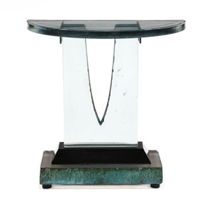 John Lewis (American, b. 1942), Glass Console Table