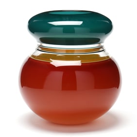 Sonja Blomdahl (American, b. 1952), Incalmo Glass Vessel