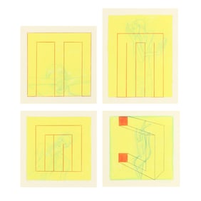 Audra Skuodas (Lithuanian-American, 1940-2019), Four Drawings