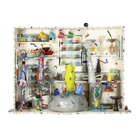 Richard Marquis (American, b. 1945), Pilloff Installation: Marquis Decade Archive Unit (1985-1995