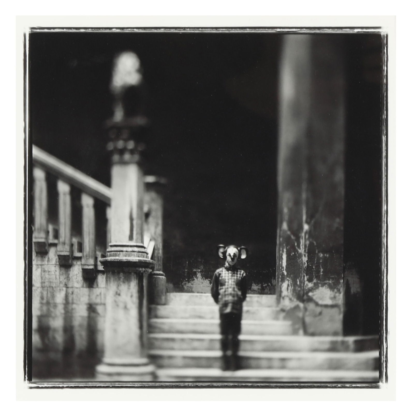 Keith Carter (born 1948), Renaissance Mouse: Keith Carter (born 1948), Renaissance Mousegelatin silver print, 1998, appears unsigned, from an edition of 50, matted and framed below glass. Image size 9 3/4 x 9 3/4 in.; Frame dimensions 21 x 17 i