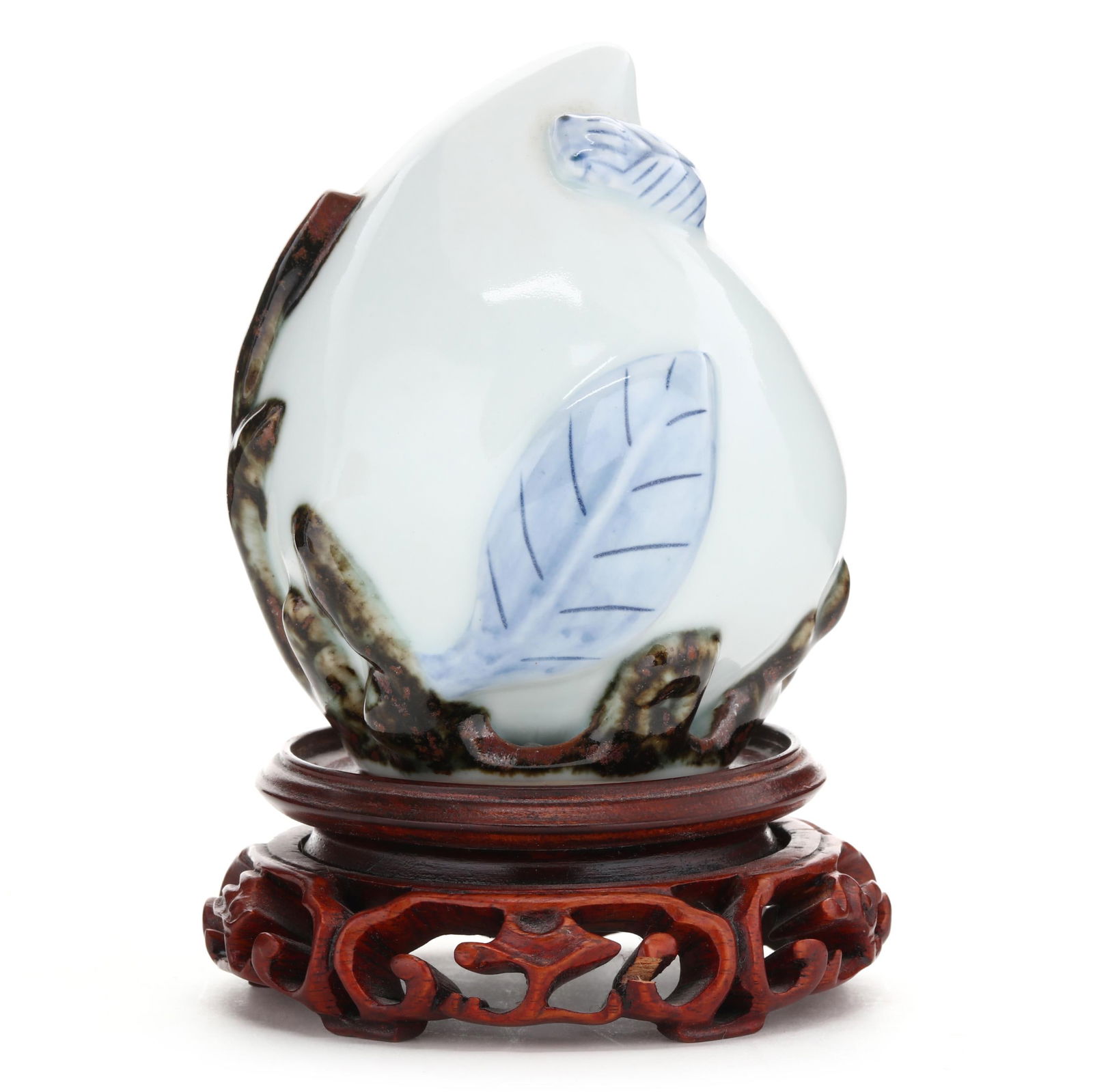 A Korean Porcelain Peach