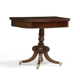 English Regency Period Card Table