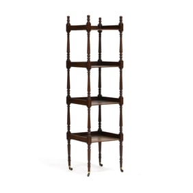 Regency Mahogany Four Tiered Stand