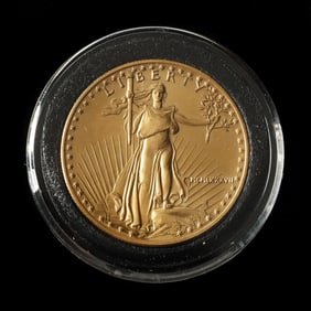 1987 $50 One Ounce American Gold Eagle Bullion Coin