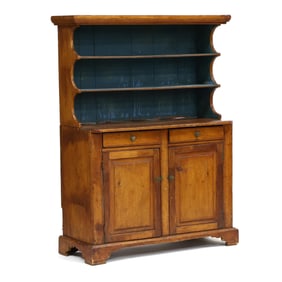 Mid-Atlantic Pine Diminutive Step-Back Cupboard
