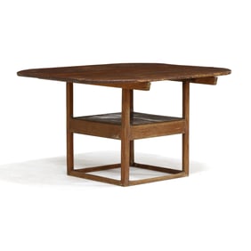 New England Pine Pin-Top Hutch Table