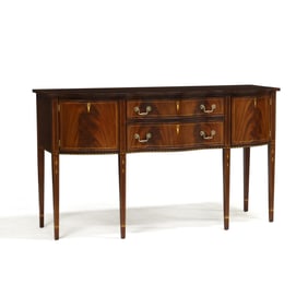 Henkel Harris, Federal Style Inlaid Mahogany Sideboard