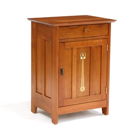 Stickley, Harvey Ellis Edition Inlaid Cherry Side Cabinet