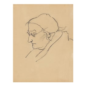 James Augustus McLean (NC, 1904-1989), Portrait of  Fannie Leonhardt Haynes Alexander