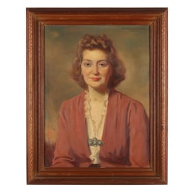 Dayrell Kortheuer (NC, 1906-1995), Portrait of a Woman
