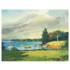 Chester Bratten (American, 1897-1977),  Atwood Lake from "The Glens"