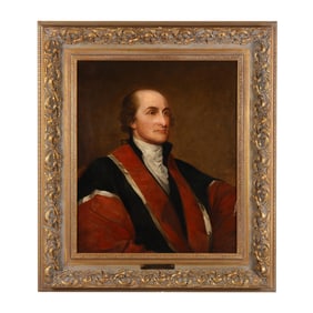 After Gilbert Stuart (American, 1755-1828),  Portrait of Chief Justice John Jay