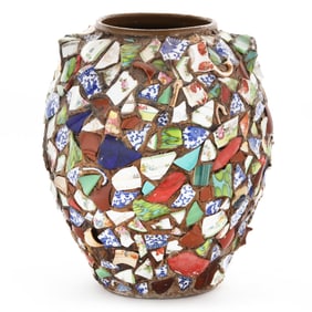 A Large Southern Ovoid Memory Jar