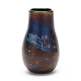 Lotton, Blown Glass Lava Vase
