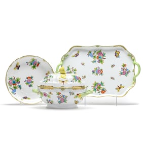Three Herend  Queen Victoria  Serving Dishes