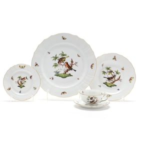 Herend  Rothschild Bird  Tableware Collection